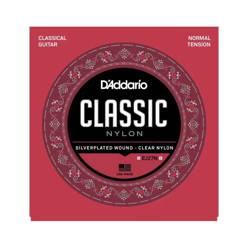 D'Addario J27 Jeu Classic Student Tirant Normal D'Addario J27 Jeu Classic Student Tirant Normal