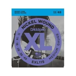 D'Addario EXL-115 Jeu Nickel Blues Jazz D'Addario EXL-115 Jeu Nickel Blues Jazz