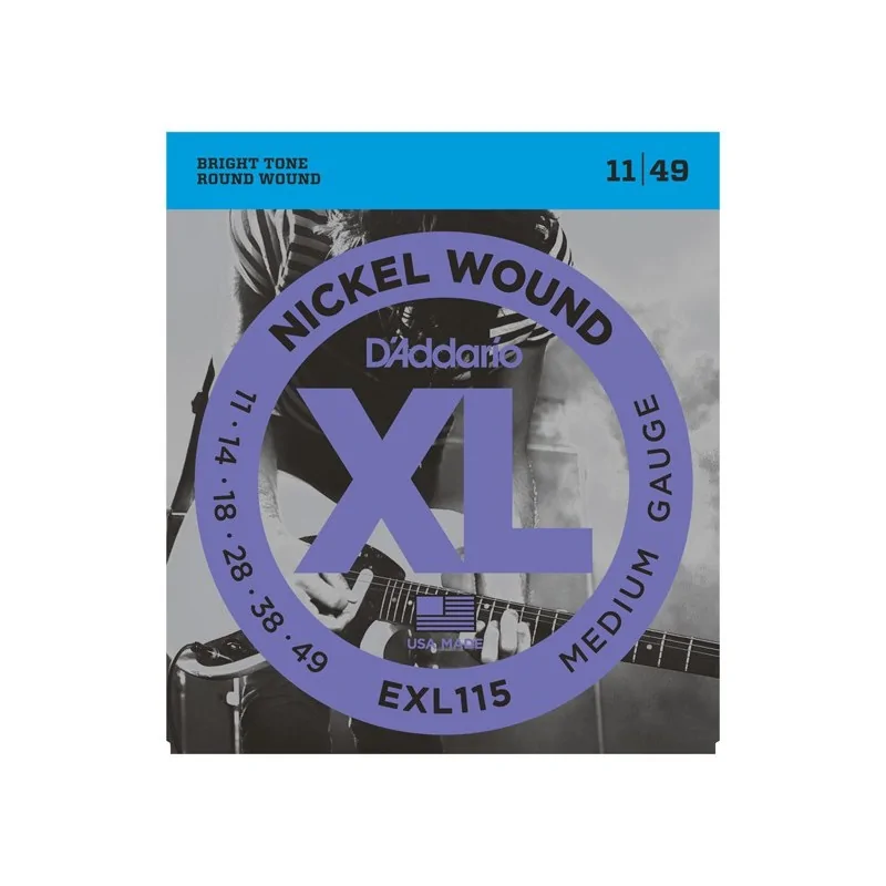 D'Addario EXL-115 Jeu Nickel Blues Jazz D'Addario EXL-115 Jeu Nickel Blues Jazz