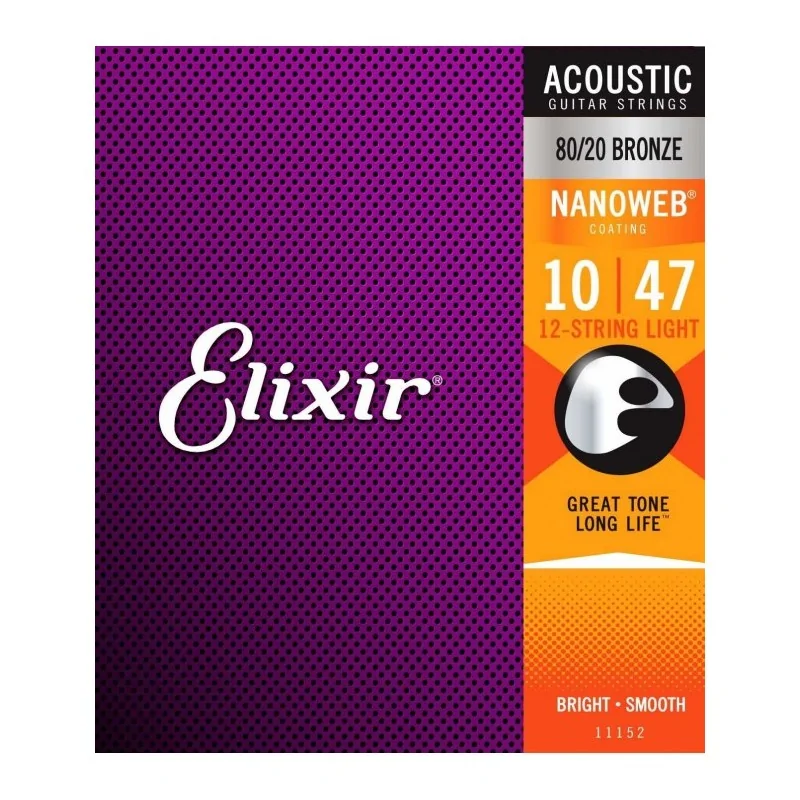 11152 Jeu Nanoweb Acoustic Light 12 Cordes