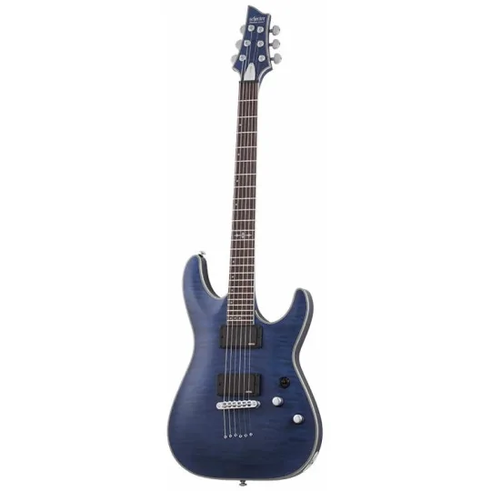 Schecter C-1 Platinum Satin Trans Midnight Black