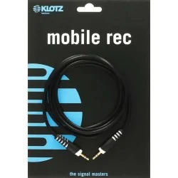 Klotz Câble Stéréo jack Mini 3.5 mm 3 Mètres Klotz Câble Stéréo jack Mini 3.5 mm 3 Mètres