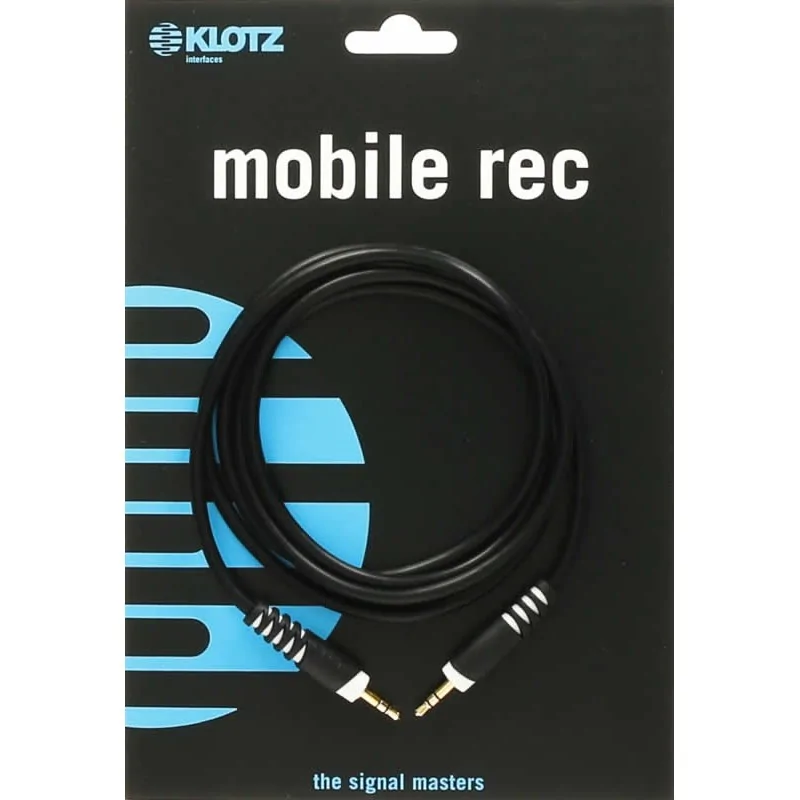 Klotz Câble Stéréo jack Mini 3.5 mm 3 Mètres Klotz Câble Stéréo jack Mini 3.5 mm 3 Mètres