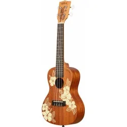 Kala Hibiscus Mahogany Concert Ukulele