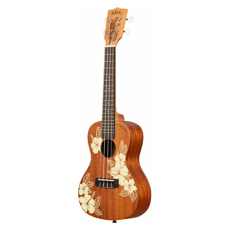 Kala Hibiscus Mahogany Concert Ukulele
