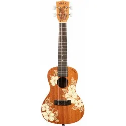 Kala Hibiscus Mahogany Concert Ukulele
