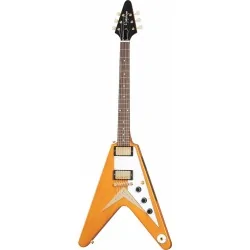 Epiphone 1958 Korina Flying V White Pickguard Aged Natural Epiphone 1958 Korina Flying V White Pickguard Aged Natural