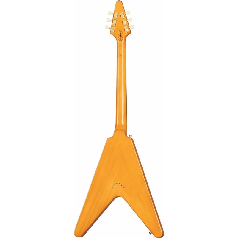 Epiphone 1958 Korina Flying V White Pickguard Aged Natural