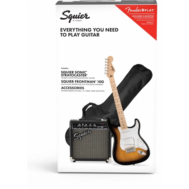 Squier Sonic Stratocaster Pack Frontman 10G