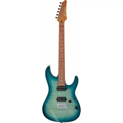 Ibanez AZ24S1F-TXB Transparent Turquoise Burst
