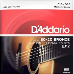D'Addario EJ12 Medium 13-56 D'Addario EJ12 Medium 13-56