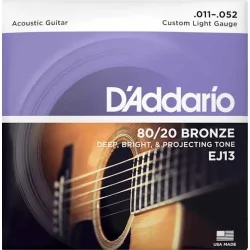 D'Addario EJ13 Custom Light 10-52 D'Addario EJ13 Custom Light 10-52