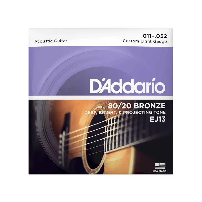 D'Addario EJ13 Custom Light 10-52 D'Addario EJ13 Custom Light 10-52