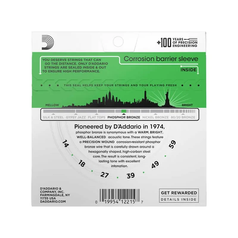 D'Addario EJ18 Heavy 14-59 D'Addario EJ18 Heavy 14-59