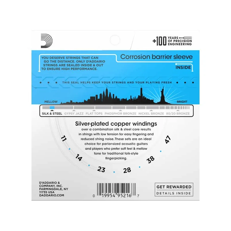 D'Addario EJ40 Light 11-47