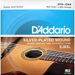 D'Addario EJ83L Regular Light Ball End 10-44