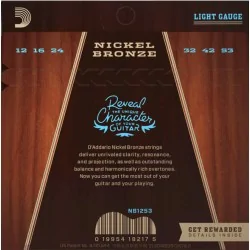 D'Addario NB1253 Regular Light Acoustic 12-53 D'Addario NB1253 Regular Light Acoustic 12-53