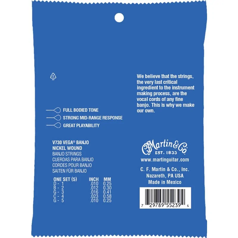 Martin Guitars Vega Banjo V730