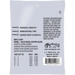 Martin Guitars M12 Monel Retro 12-54