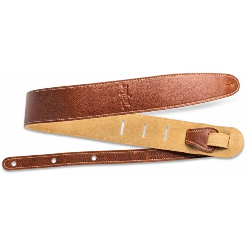 Taylor Strap Med Brown Leather Suede Back 2.5