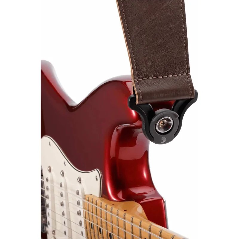 D'Addario Planet Waves Auto Lock Guitar Strap 2.5 Brown