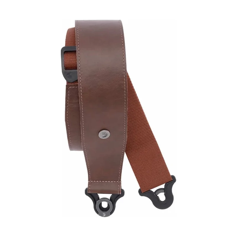 D'Addario Planet Waves Auto Lock Guitar Strap 2.5 Brown