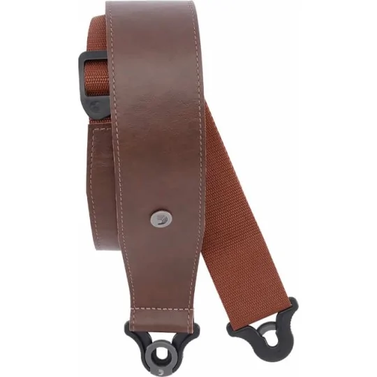 D'Addario Planet Waves Auto Lock Guitar Strap 2.5 Brown