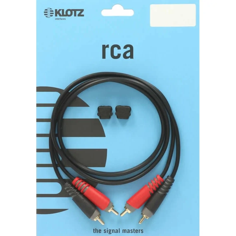 Klotz Câble RCA Stéréo Twin Pro 2 Mètres