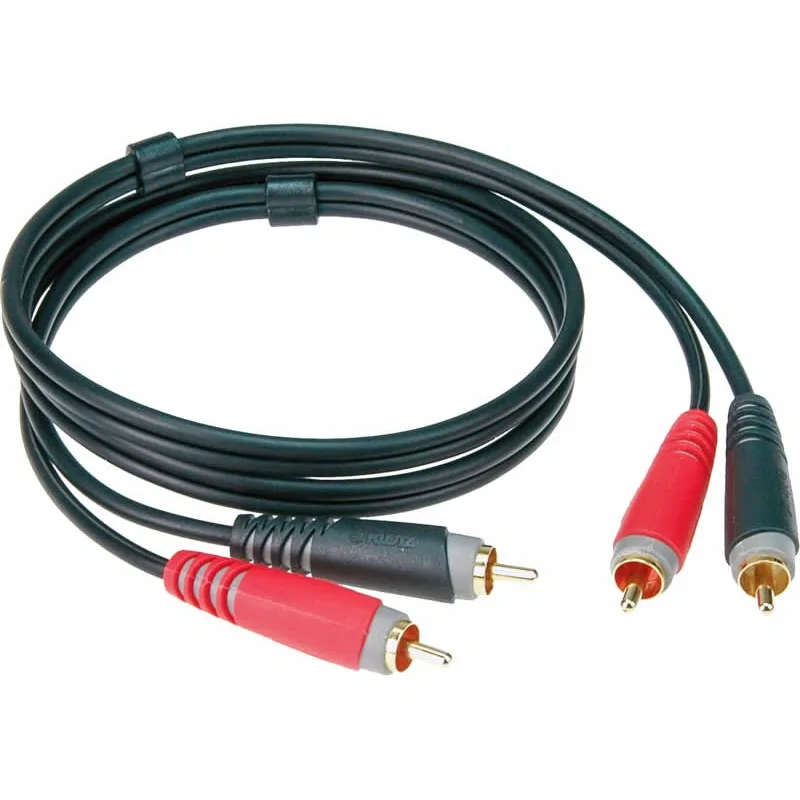 Klotz Câble RCA Stéréo Twin Pro 2 Mètres
