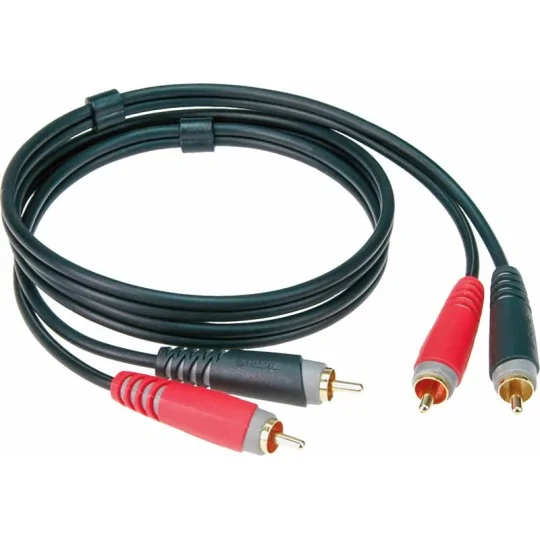 Klotz Câble RCA Stéréo Twin Pro 2 Mètres
