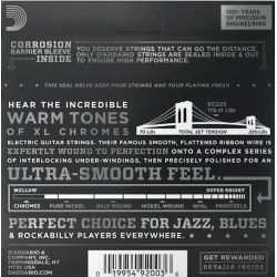 D'Addario ECG23 XL Chromes 10-48