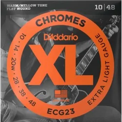D'Addario ECG23 XL Chromes 10-48