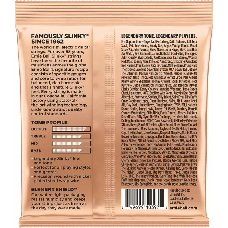 Ernie Ball Turbo slinky 9.5-46 Ernie Ball Turbo slinky 9.5-46