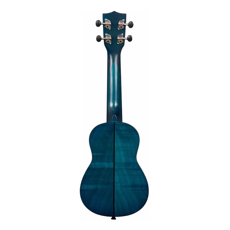 Kala Exotic Mahogany Soprano Transparent Blue