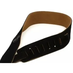 Taylor Strap Embroidered Suede Black Taylor Strap Embroidered Suede Black