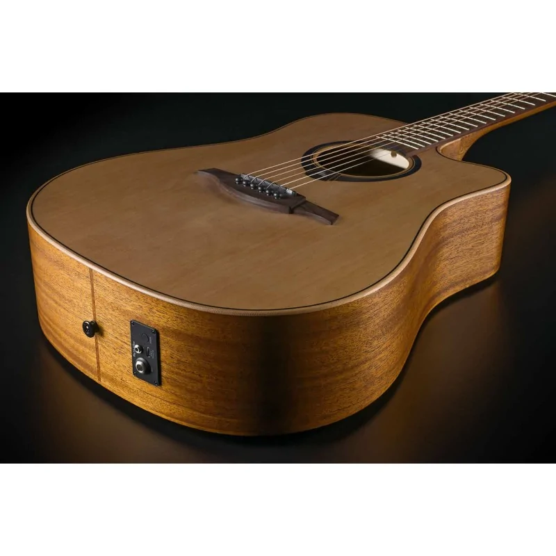Lag HV10 Dreadnought Cutaway Electro