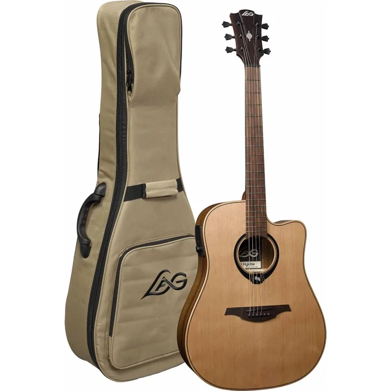 Lag HV10 Dreadnought Cutaway Electro