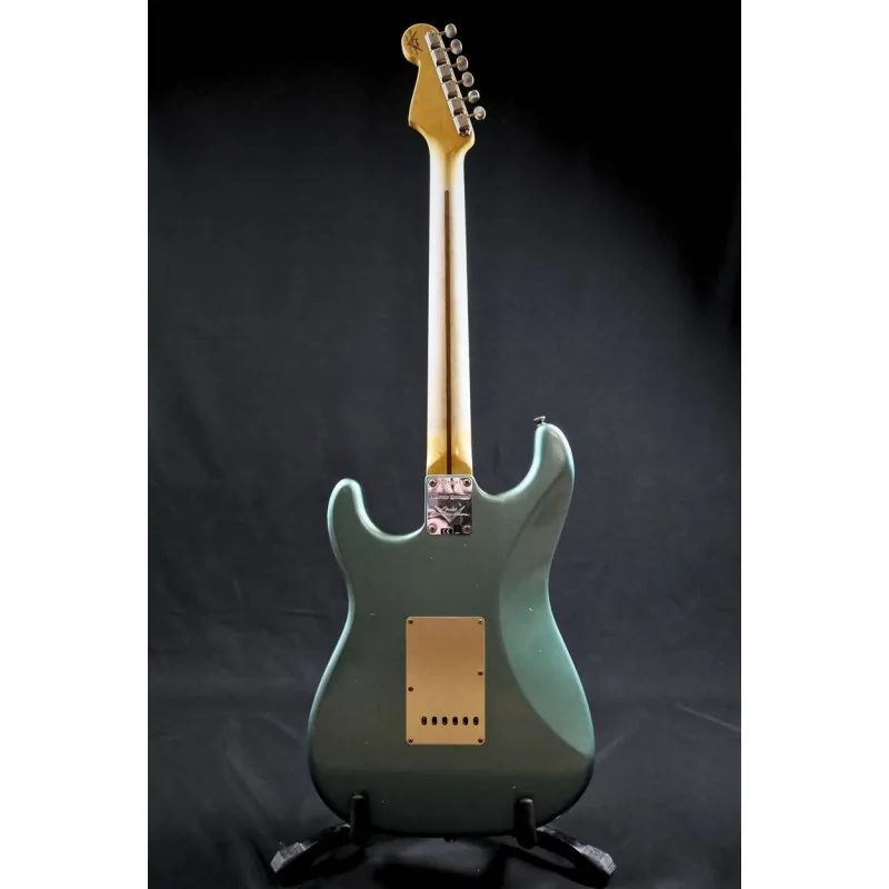 Fender 2019 Ltd Ed '55 Dual-Mag Strat MN Super Fad Aged Sherwood Green