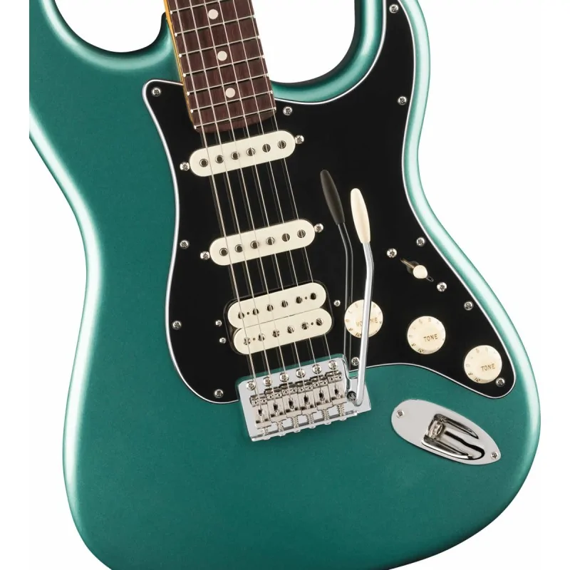 Fender AM Pro Classic Strat HSS Faded Sherwood Green Metallic