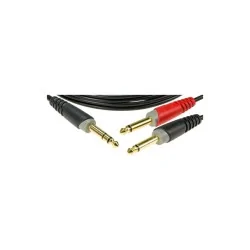 Klotz AY1 Câble Insert TRS 6,3 mm vers 2x TS 6,3 mm 1 m Klotz AY1 Câble Insert TRS 6,3 mm vers 2x TS 6,3 mm 1 m
