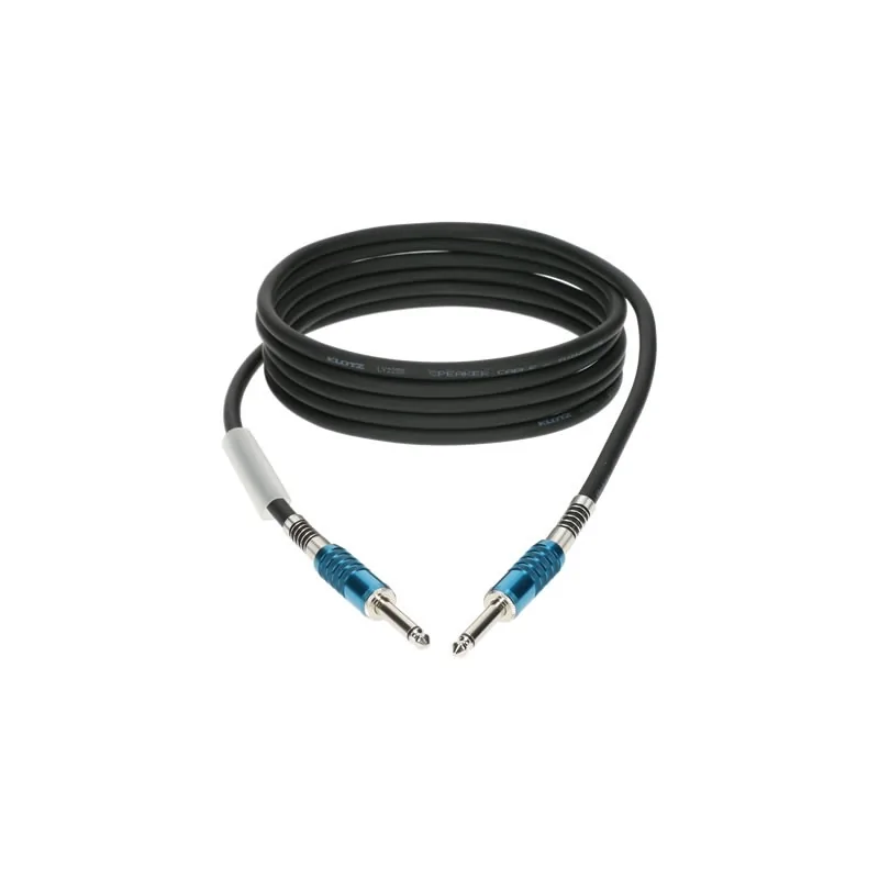 Klotz SC3PP01SW Câble haut-parleur 2x 2,5 mm² PVC, 1 m (Jack 6,35 mm – Jack 6,35 mm) Klotz SC3PP01SW Câble haut-parleur 2x 2,5 mm² PVC, 1 m (Jack 6,35 mm – Jack 6,35 mm)