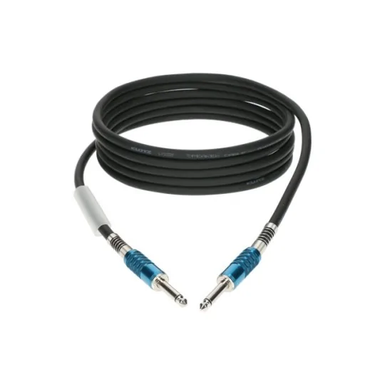 Klotz SC3PP01SW Câble haut-parleur 2x 2,5 mm² PVC, 1 m (Jack 6,35 mm – Jack 6,35 mm)
