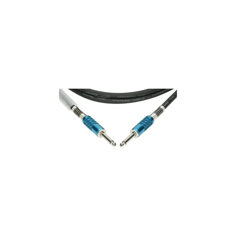 Klotz SC3PP01SW Câble haut-parleur 2x 2,5 mm² PVC, 1 m (Jack 6,35 mm – Jack 6,35 mm) Klotz SC3PP01SW Câble haut-parleur 2x 2,5 mm² PVC, 1 m (Jack 6,35 mm – Jack 6,35 mm)