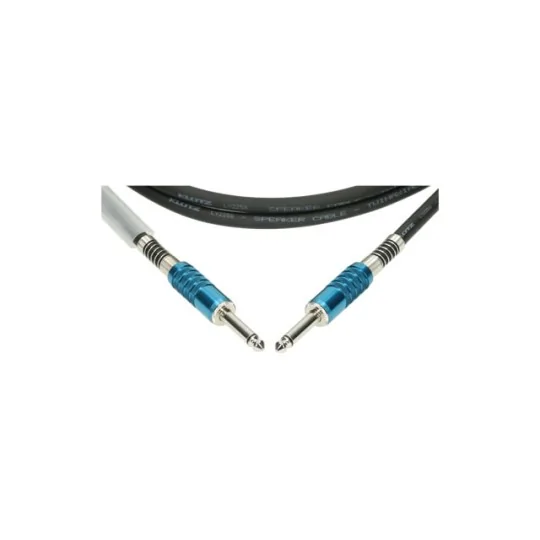 Klotz SC3PP01SW Câble haut-parleur 2x 2,5 mm² PVC, 1 m (Jack 6,35 mm – Jack 6,35 mm)