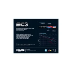 Klotz SC3PP01SW Câble haut-parleur 2x 2,5 mm² PVC, 1 m (Jack 6,35 mm – Jack 6,35 mm) Klotz SC3PP01SW Câble haut-parleur 2x 2,5 mm² PVC, 1 m (Jack 6,35 mm – Jack 6,35 mm)