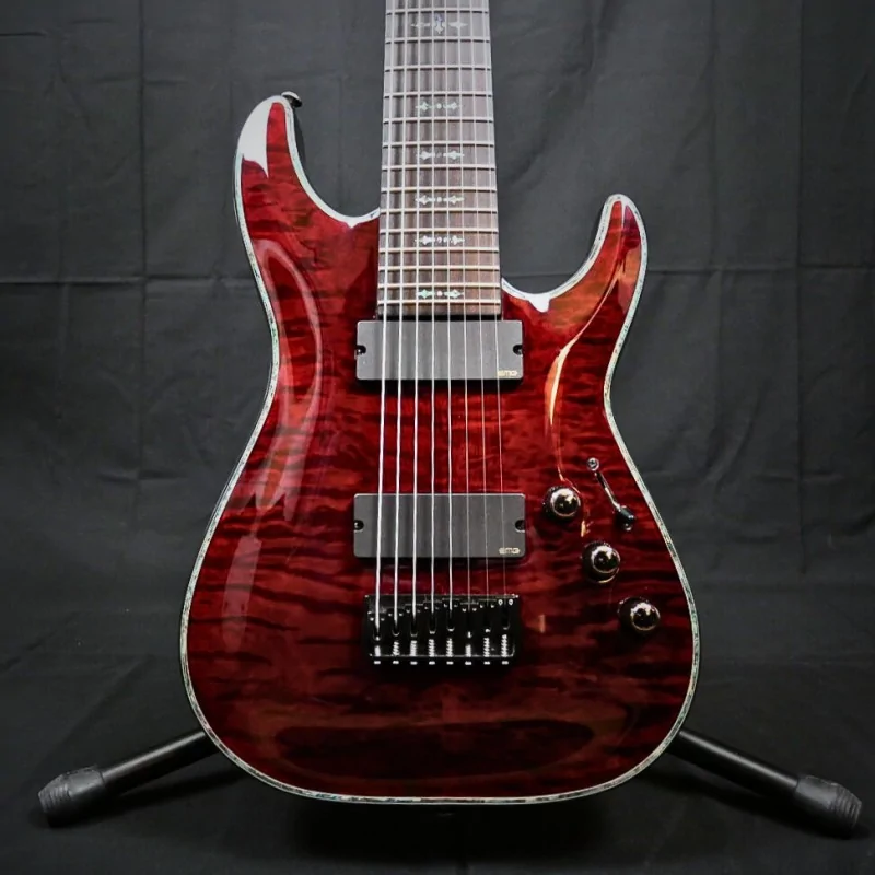 Schecter Hellraiser C-8 Black Cherry avec Case - Occasion