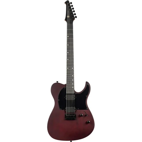 Spira Guitars T-400 MWR Satin Wine Red