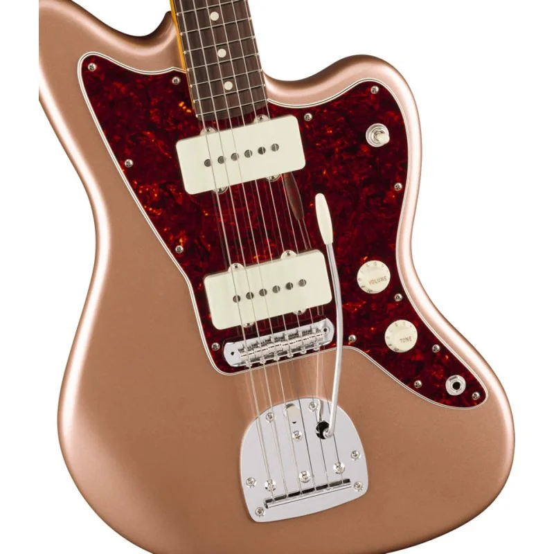 Fender AM Pro Classic Jazzmaster Faded Firemist Gold