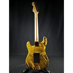 Fender Stratocaster SWIRL 2014 Yellow and Black - Occasion