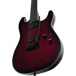 Sterling By Music Man Rabea Massaad Blood Flame Burst Sterling By Music Man Rabea Massaad Blood Flame Burst